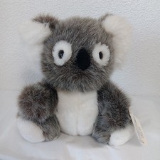 Princess Soft Toys Gray Koala Bear Plush Stuffed Animal Small With TAGS Vintage