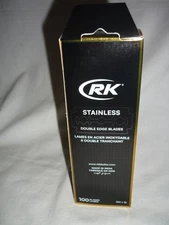 RK Shaving Double Edge Razor Blade - 100 Pack - Designed for the Henson AL13