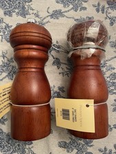 Dark Wood Salt and Pepper Shaker Set