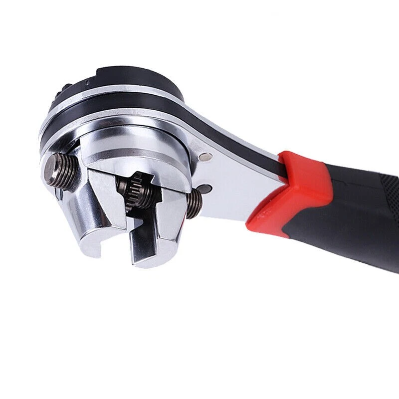 6-22mm Adjustable Drive Ratchet Socket Wrench Universal Spanner  SAE Metric Tool - Image 2 of 4