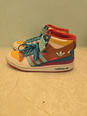 S.E.E.D. x adidas Forum Mid Multi color Women's Sz 9 GV7673