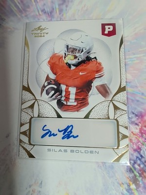 Silas Bolden 2024 leaf trinity/pristine #BA-SB2 Auto