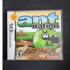 Konami Ant Nation Nintendo DS w/ Manual Included Strategy Simulation 2007