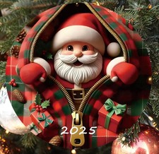 2025 Christmas Tree Fun Santa Claus Decorations,