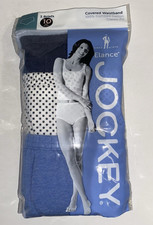 Set of 3 Women  s Elance Jockey Briefs Classic Fit Size 10 NWT