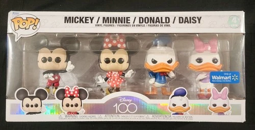 Funko Pop! 4-Pack Disney - Mickey Mouse / Minnie Mouse / Donald Duck / Daisy