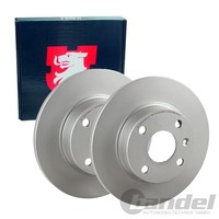 2X JP Group Bremsscheiben Ø240Mm Voll Hinten Passend FüR Opel Corsa Tigra