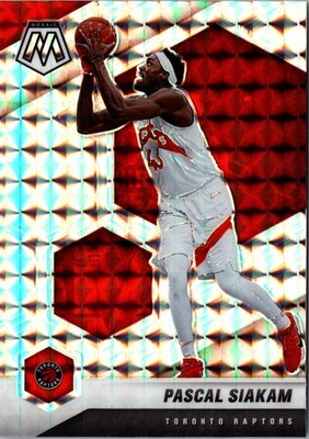 PASCAL SIAKAM #70 2020-21 PANINI MOSAIC RAPTORS SILVER