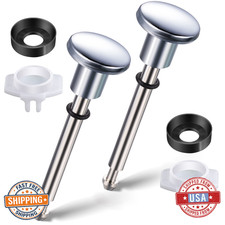 Enhon 2 Set Tub Spout Diverter Repair Kit Chrome Faucet Leak Fix