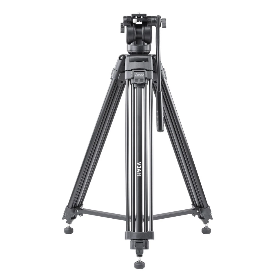 3Pod 3Pod V3AH Video Tripod System Anodized Aluminum with 2-way Fluid Head & Q - Image 2 of 4