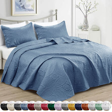 Luxury Cooling Comforter Bedding Set Quilted ...