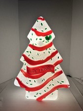 Little Debbie Christmas Tree Cake Blow Mold 22' Lighted 2 Bulbs