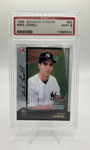 1998 Bowman Chrome Mike Lowell #85 card