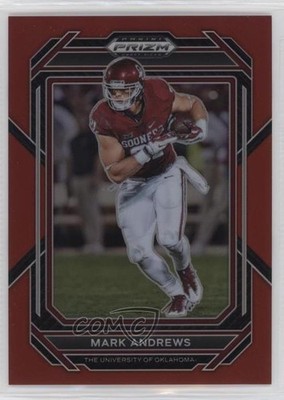 2023 Panini Prizm Draft Picks Red Prizm 296/299 Mark Andrews #73 12v1