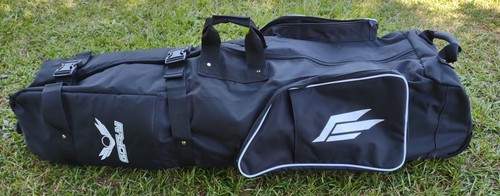 New no-tag LG Black Gofly Brand Golf doufle Bag W/Wheels &Clip Straps Never Used - Picture 2 of 23