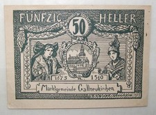 N°16V BANKNOTE OSTERREICH GUTSCHEIN 1920
