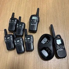 Lot of 7 Two-Way Radios + Charger Untested