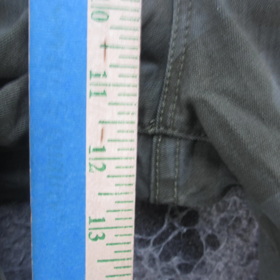 Pantalones de mezclilla para mujer Social Standard by Sanctuary 10/30 verde camuflaje tiro alto ajustados Foto 4 de 4