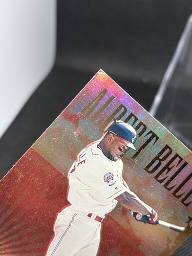 1995 Leaf Gold Stars Albert Belle #2 /10000 - Picture 4 of 4