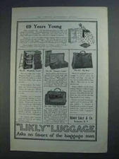 1913 Likly Luggage Ad - No. 61 Wardrobe Trunk +
