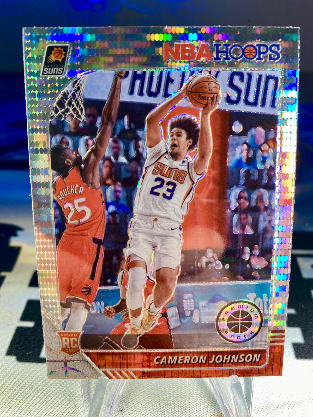 2019-20 Cameron Johnson Panini Hoops Premium Stock Pulsar Prizm Rookie Card #208