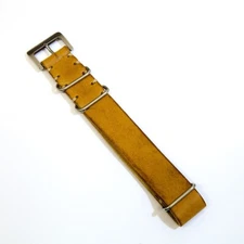 20mm Tan leather Watch Strap for Rolex / Patek Philippe / Cartier