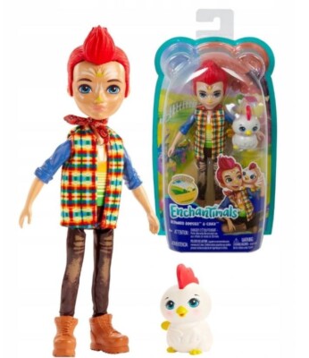 ENCHANTIMALS Redward Rooster & Cluck GJX39 doll