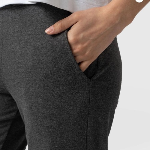 Saint + Sofia Apartment Pull On Elastic Waist Pant 34” (Tall) SZ 8 UK12 Charcoal - Picture 7 of 11