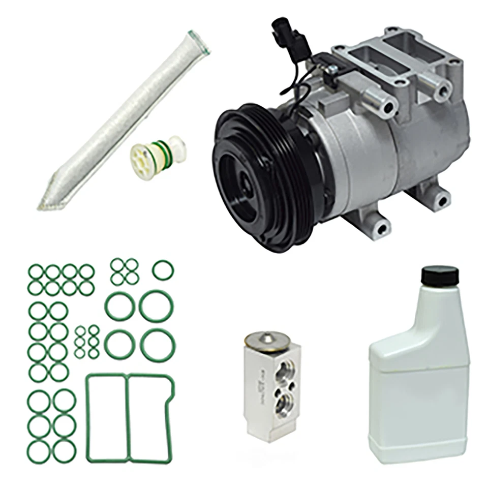 Kit de compresor de aire acondicionado, secadores, sello, tubo Orif y aceites para Hyundai Elantra 2005 Foto 2 de 4