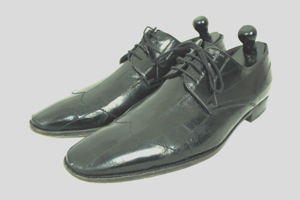 Mezlan Eel Skin Shoes Mezlan black exotic Eel dress shoe | eBay main image 3