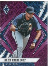 ALEX KIRILLOFF 2021 PANINI CHR PHOENIX PURPLE VELOCITY PRIZM ROOKIE RC $1.99 RM