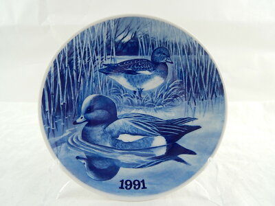 Seltenes Sammlerteller 1991 Vögel Pfeifente Tove Svendsen Fugleplatte Dänemark