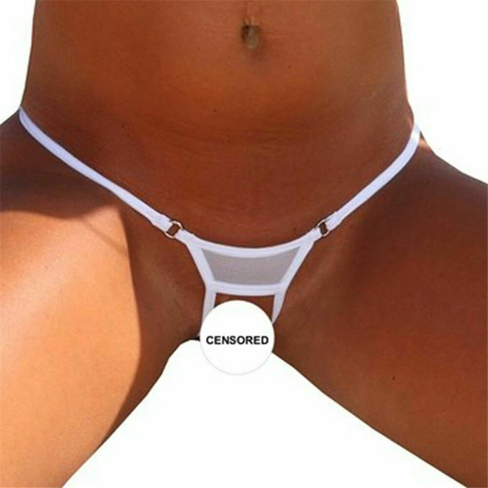☆USA☆ Sexy Mujeres Tanga de Encaje Tanga Bragas Lencería Ropa Interior Entrepierna T-back Foto 3 de 4