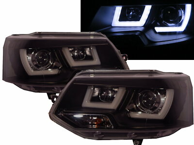 Caravelle T5 11-15 LED Bar Headlight W/ Motor BK for Volkswagen LHD