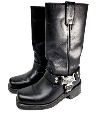 harley davidson black leather boots
