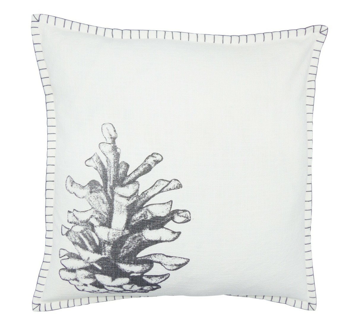 Kissenhülle ZAPFEN offwhite 50x50cm Danishville