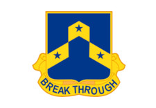 4" 117th infantry regiment dui army bumper sticker decal usa made