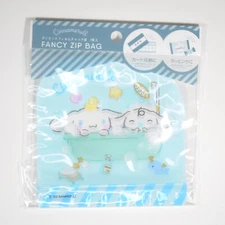 Cinnamoroll Room Die-Cut Zipper Bags (Film Type) Cute Fancy Zip Bag DAISO JAPAN