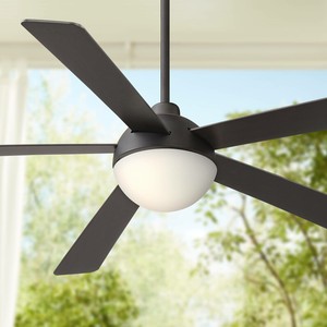 60 Modern Outdoor Ceiling Fan With Light Led Remote Bronze Damp