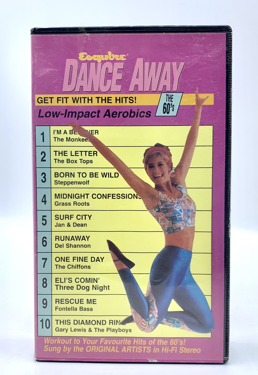 Esquire Dance Away Get Fit With The Hits The 60s VHS PAL molly Fox  