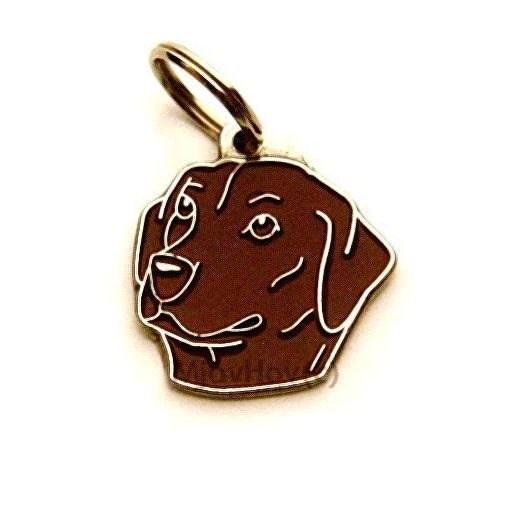 Dog name ID Tag,  Labrador retriever, Personalized, Engraved, Handmade, Charm - Image 2 of 4