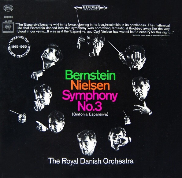 米LP Carl Nielsen, Leonard Bernstein Symphony No. 3 (Sinfonia Espansiva) MS6769 COLUMBIA MASTERWORKS /00260 Bernstein / Nielsen / Symphony No. 3 (Sinfonia Espansiva) RD