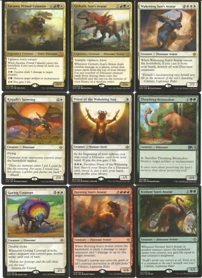 mtg zacama primal calamity commander deck Custom Commander Deck - Zacama Primal Calamity, Dinosaur EDH Mtg Magic  Cards