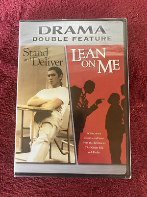 Drama Double Feature DVD Stand and Deliver Lean on Me~Sealed--Free Ship
