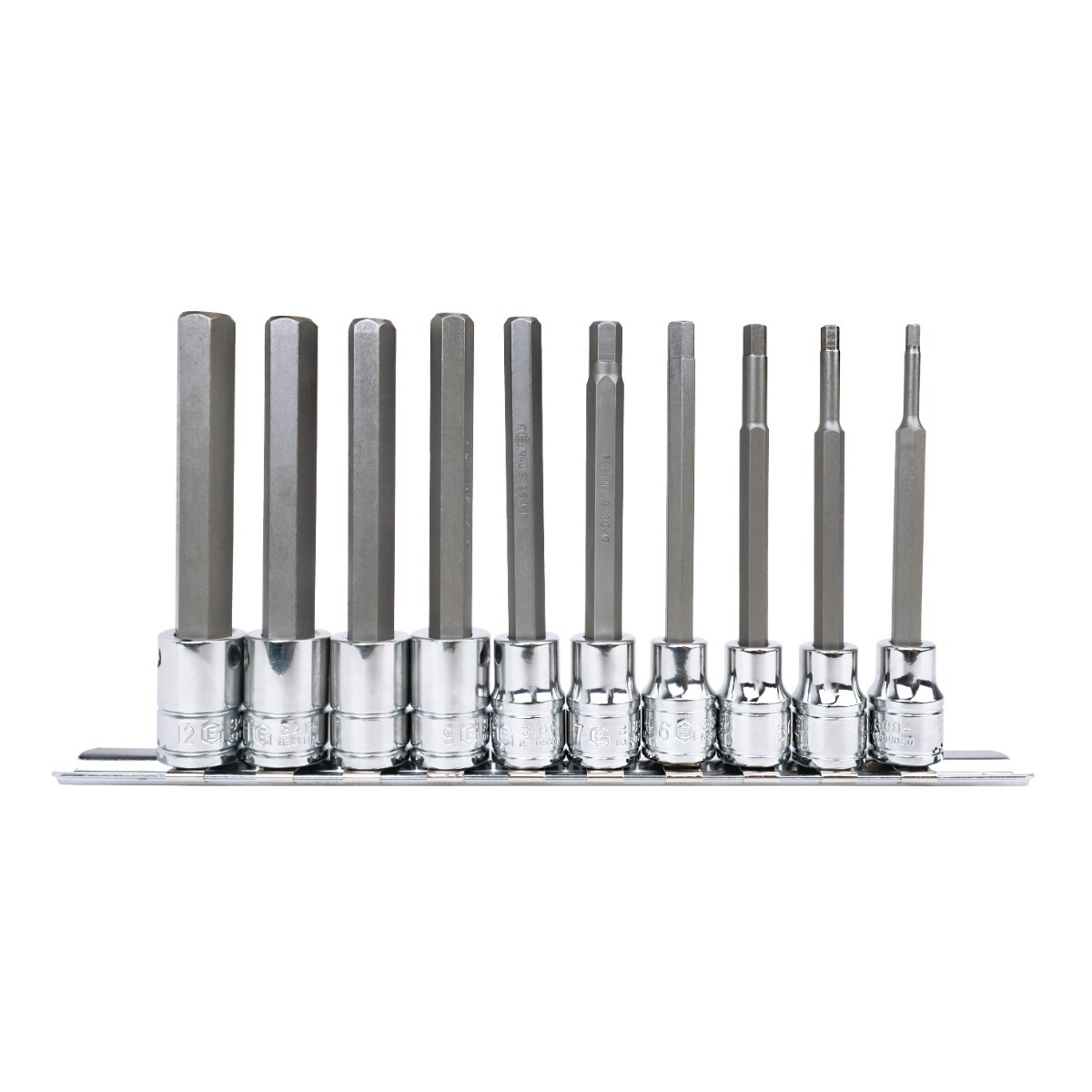 Genius Tools 10 Piece 3/8" Dr. Metric Hex Bit Socket Set - BS-310HML | eBay