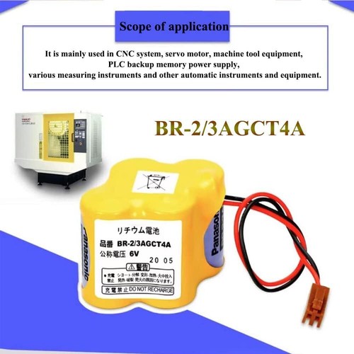 20 X BR-2/3AGCT4A 6V PLC Battery For FANUC A98L-0031-0025 CNC Machine with Plug - Picture 9 of 11