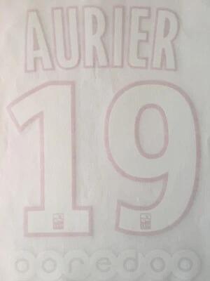 Flocage Officiel PSG Aurier 19 Home Junior Enfant 2014/2017 - Photo 1/3