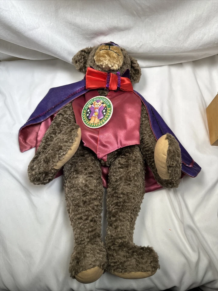 "Oso vampiro vintage Shirley Bearington feliz Halloween 18""" Foto 2 de 4