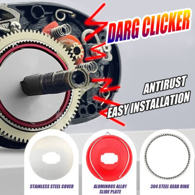 CIRCLEVAST Drag Clicker Washers Kit Daiwa/Abu/Shimano Baitcasting Reels Clicker