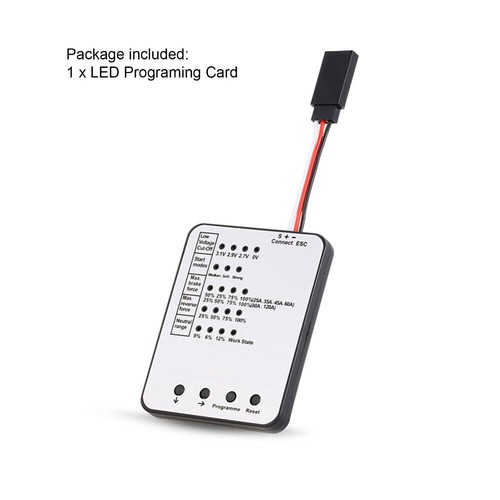 SURPASS HOBBY Racerstar LED Program Card for RC Car for 35/45/60/80/120A ESC - Picture 4 of 10
